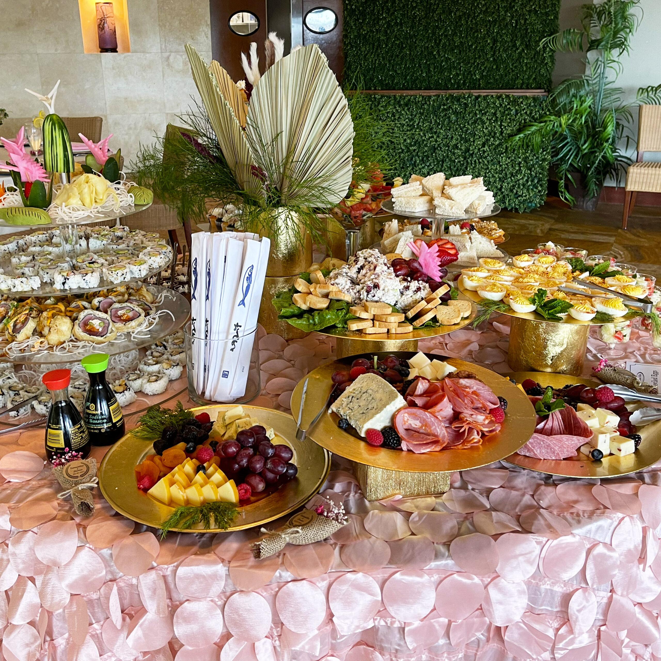 Baby Shower hors d'oeuvre Buffet Island Way Grill